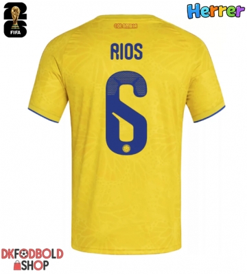 Colombia Richard Rios #6 Hjemmebanetrøje VM 2026 Kort ærmer